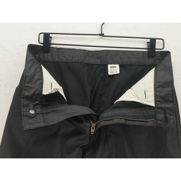 Vintage Levi's Lot 53 SF CA Polyester Leather Look Jeans Pants 30x30 RARE! - Picture 8 of 13